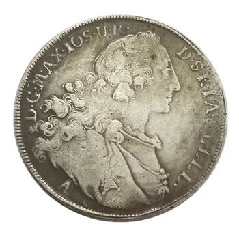 Nemecký 1763 Pamätné Mince Silver Dollar Zber Domáce Dekorácie Plavidlá Ploche Ozdoby Vianočné Darčeky#1991